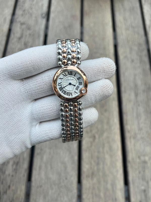 Cartie r Ballon Womens White Dial