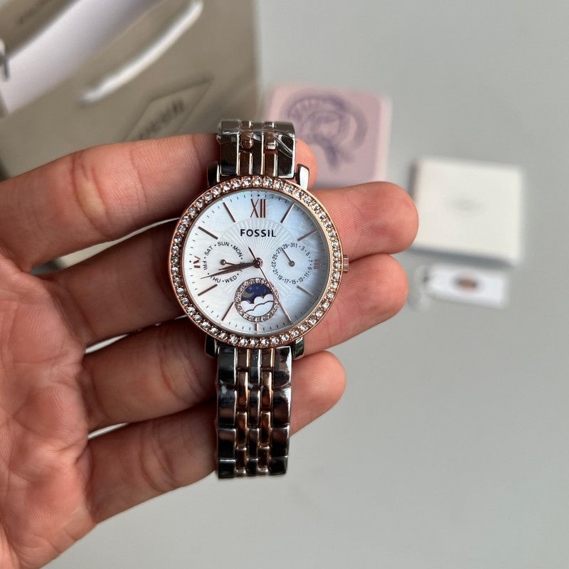 Fossi l Chronograph Women s Dual Tone