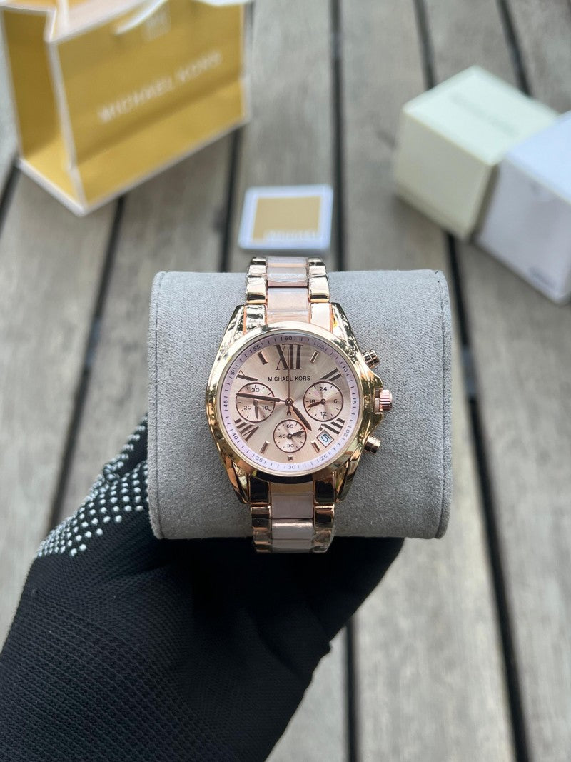 Michael Kor s Roman Rose Gold Pink Dial