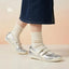Onitsuka Tiger Mexico 66 TGRS Silver  Cream  7A Premium Ladies Sneakers D-2092