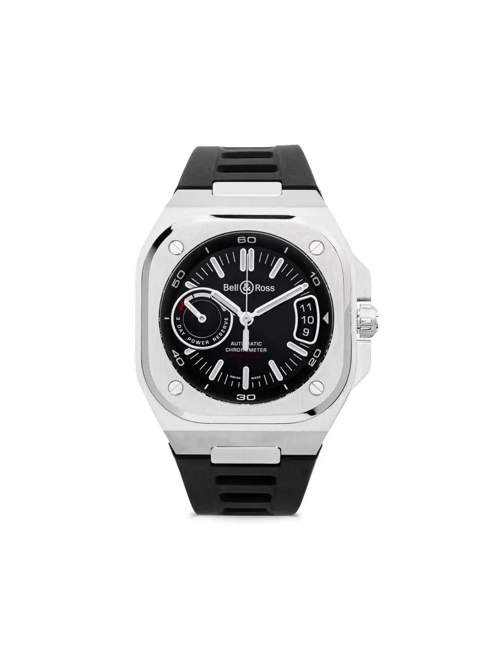 Bell & Rose BR-X5 Black Rubber Steel 41mm