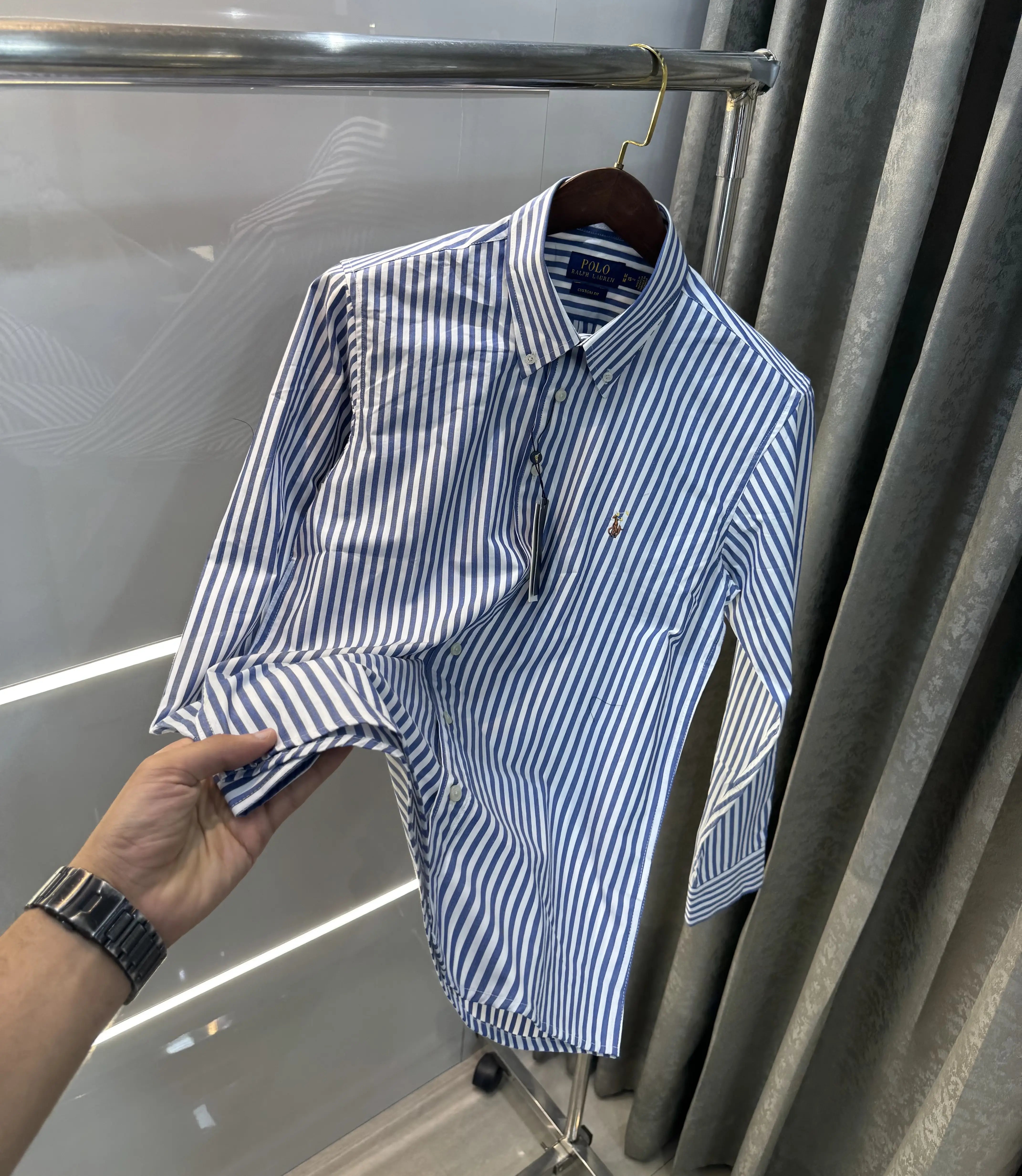 Ralph Lauren Blue Strip Premium Shirt Main image