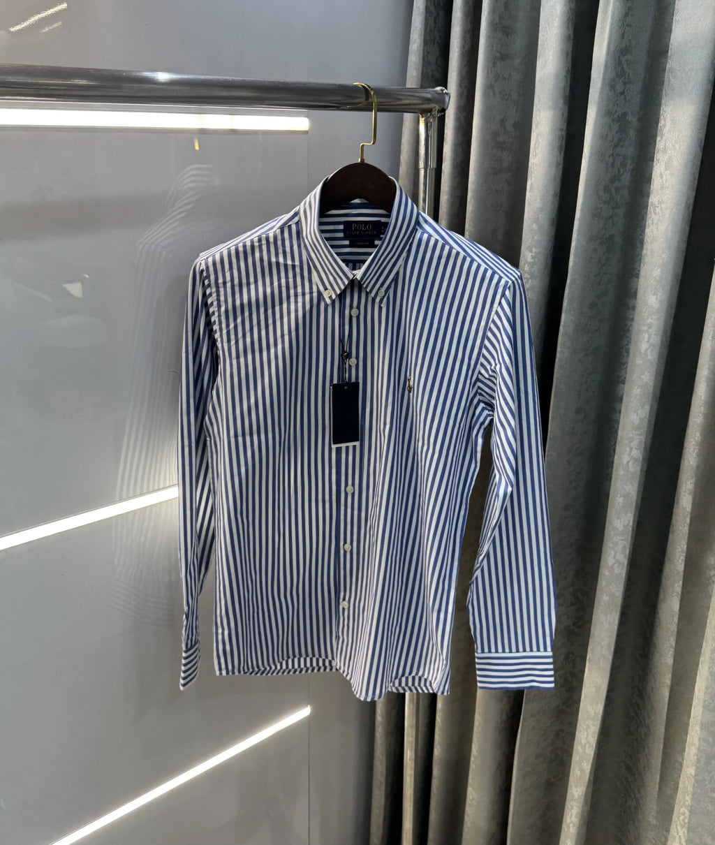 Ralph Lauren Blue Strip Premium Shirt