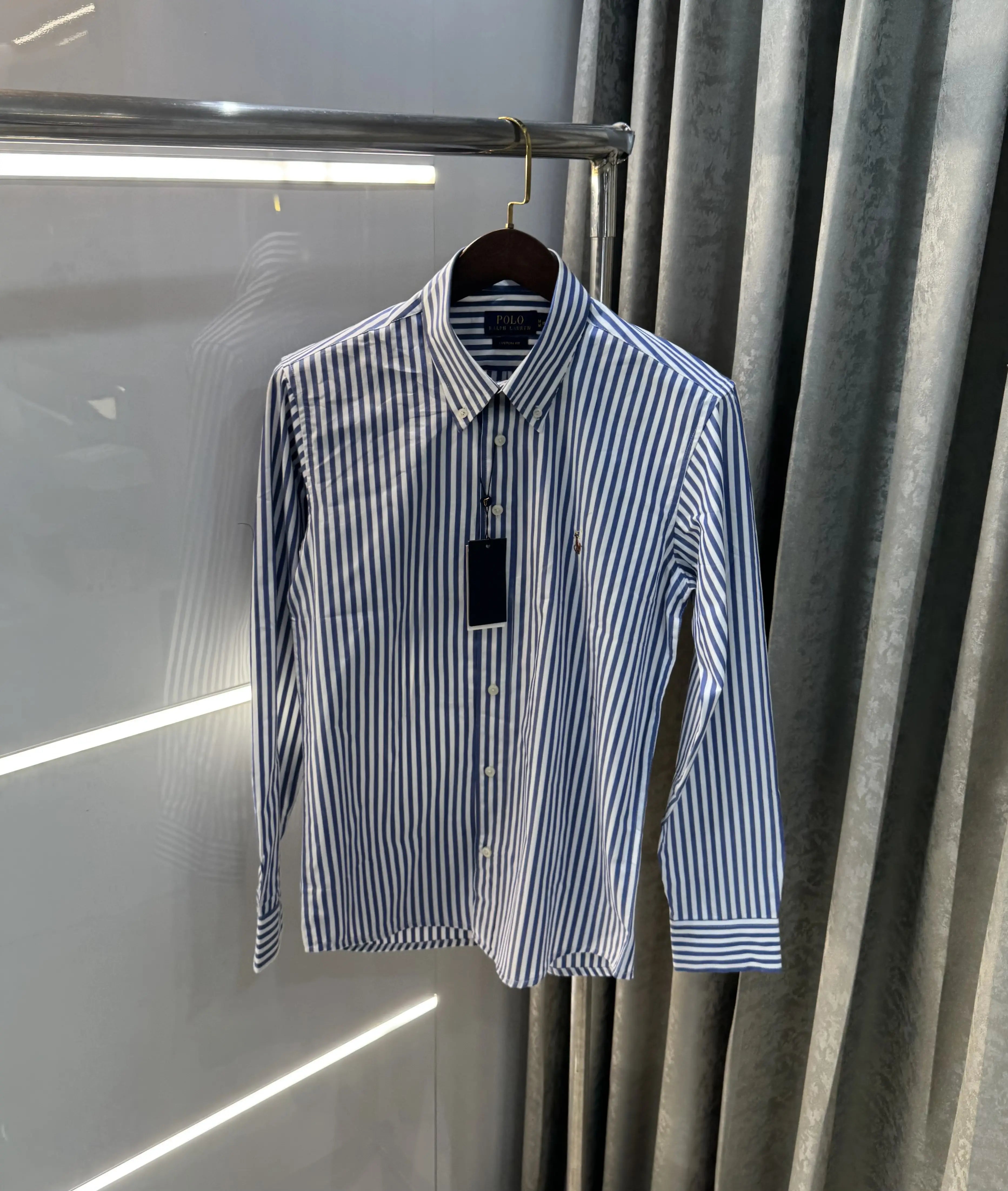 Ralph Lauren Blue Strip Premium Shirt