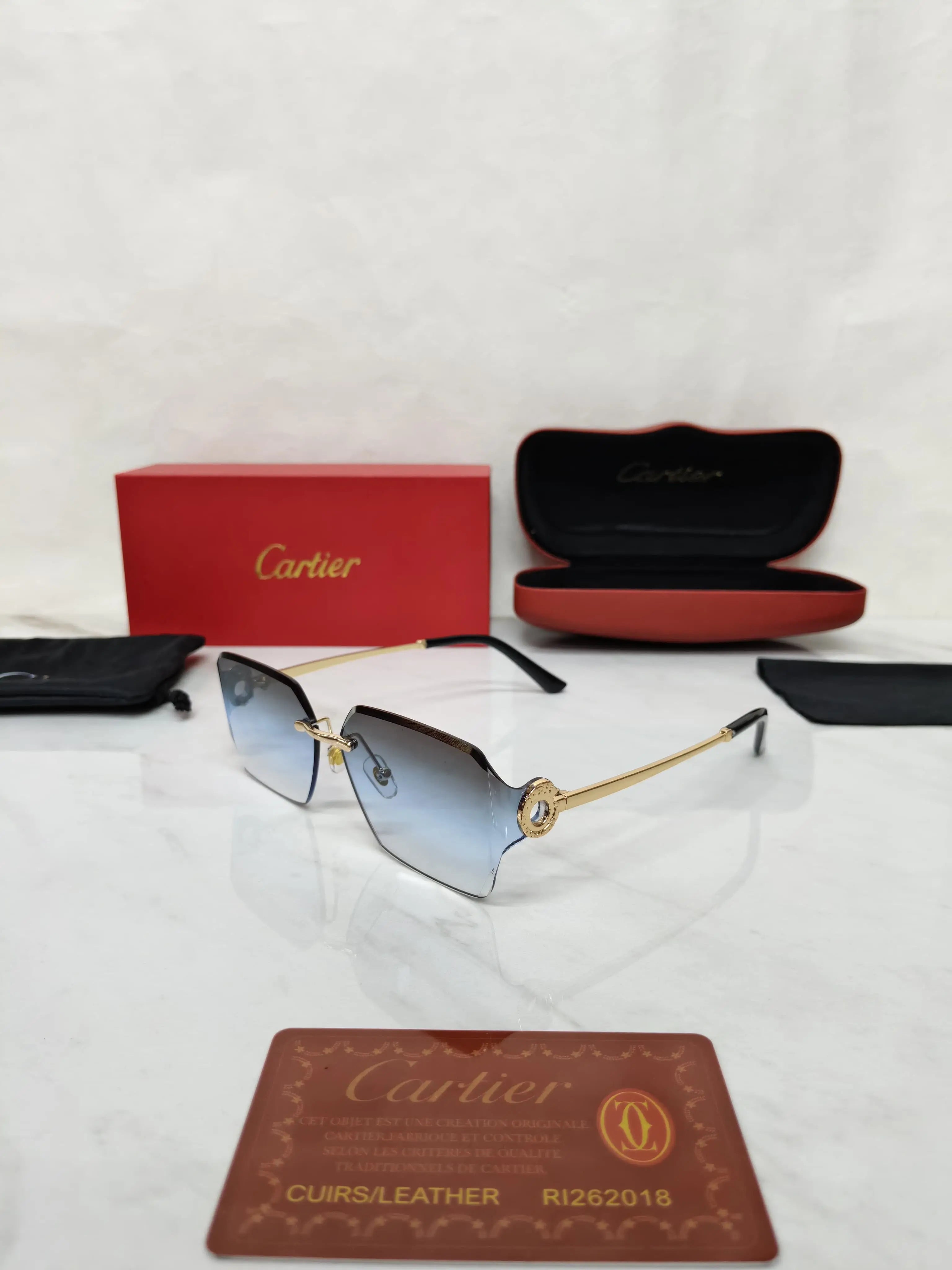 Cartier 8858 Grey Blue Gradient Main image