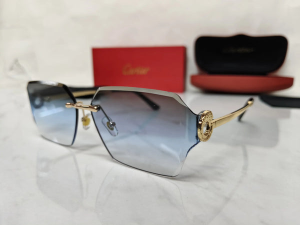 Cartier 8858 Grey Blue Gradient