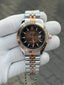 Rolex Date Just Two Tone Brown