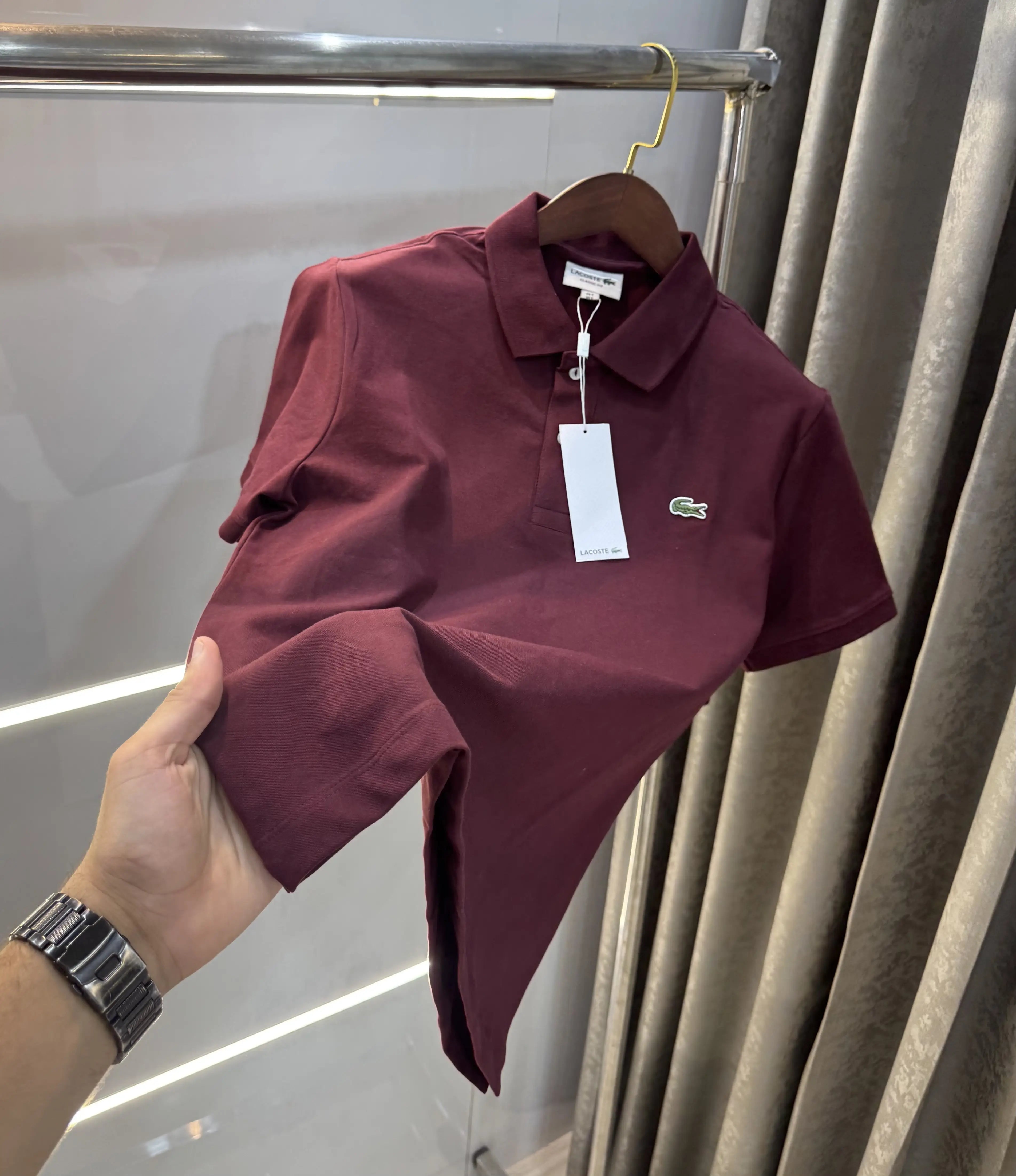 Lacost e Wine Logo Work Premium Polo T-Shirt Secondary image