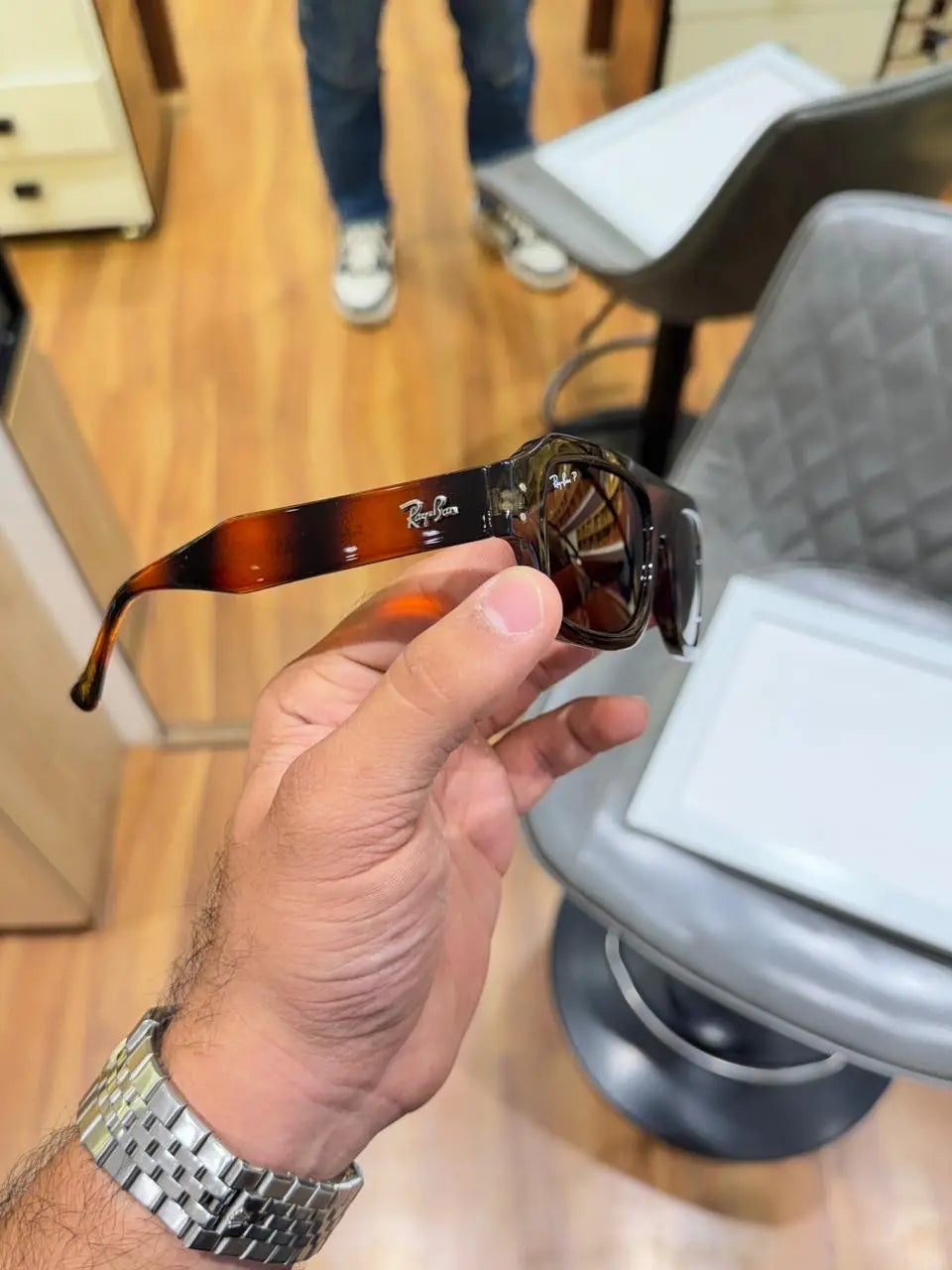 Rayban_4454_olive_tiger_brown