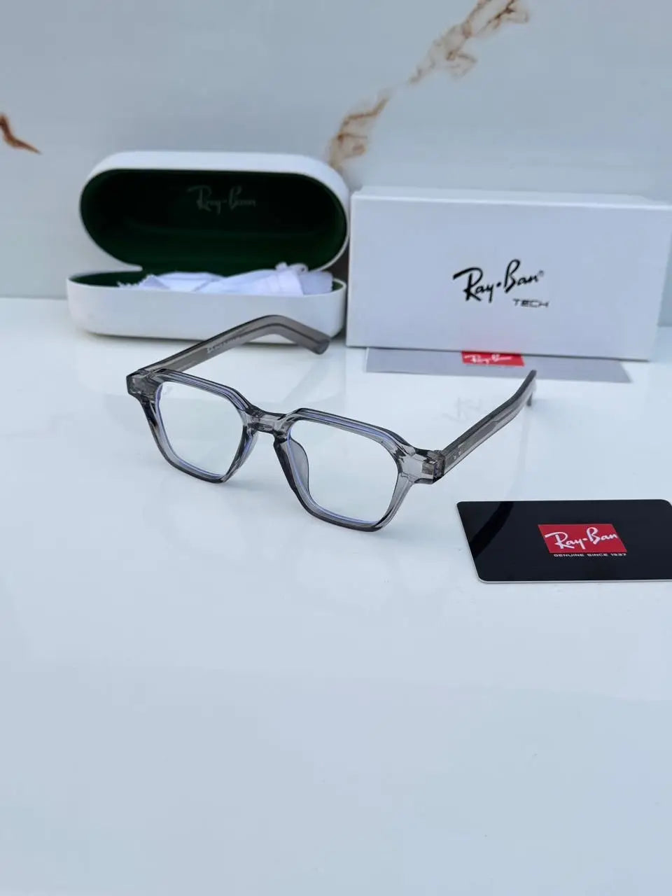 rayban 1115 grey plano Main image