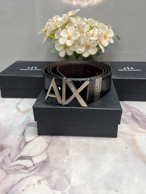 AX ARMANI EXCHANGE PREMIUM QUALITY REVERSEABLE BELT WITH OG BOX AX-