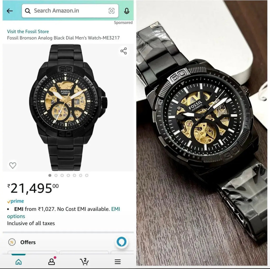 FOSSIL BRONSON METAL