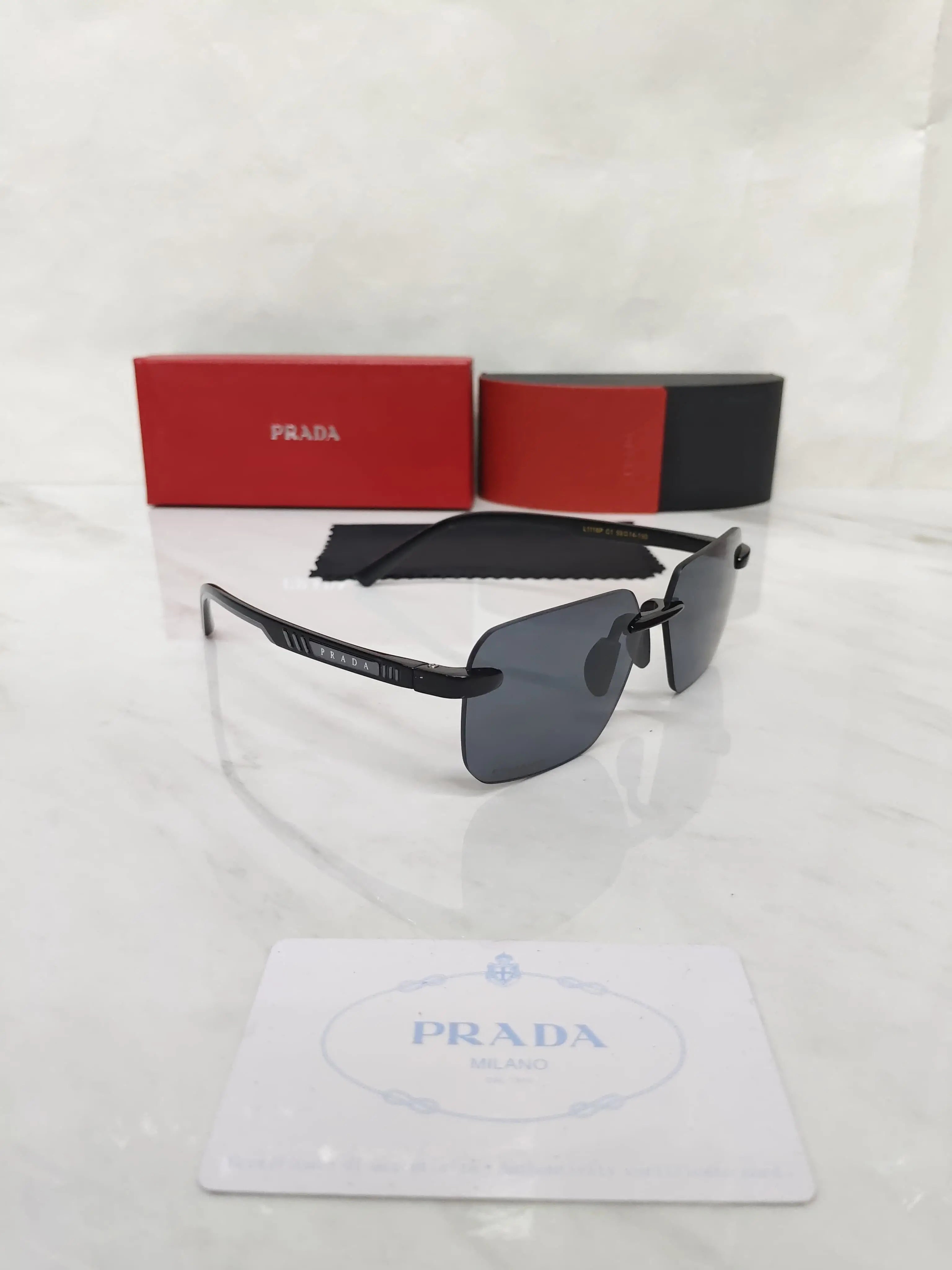 PRADA 1116 BLACK GREY UNBREAKABLE