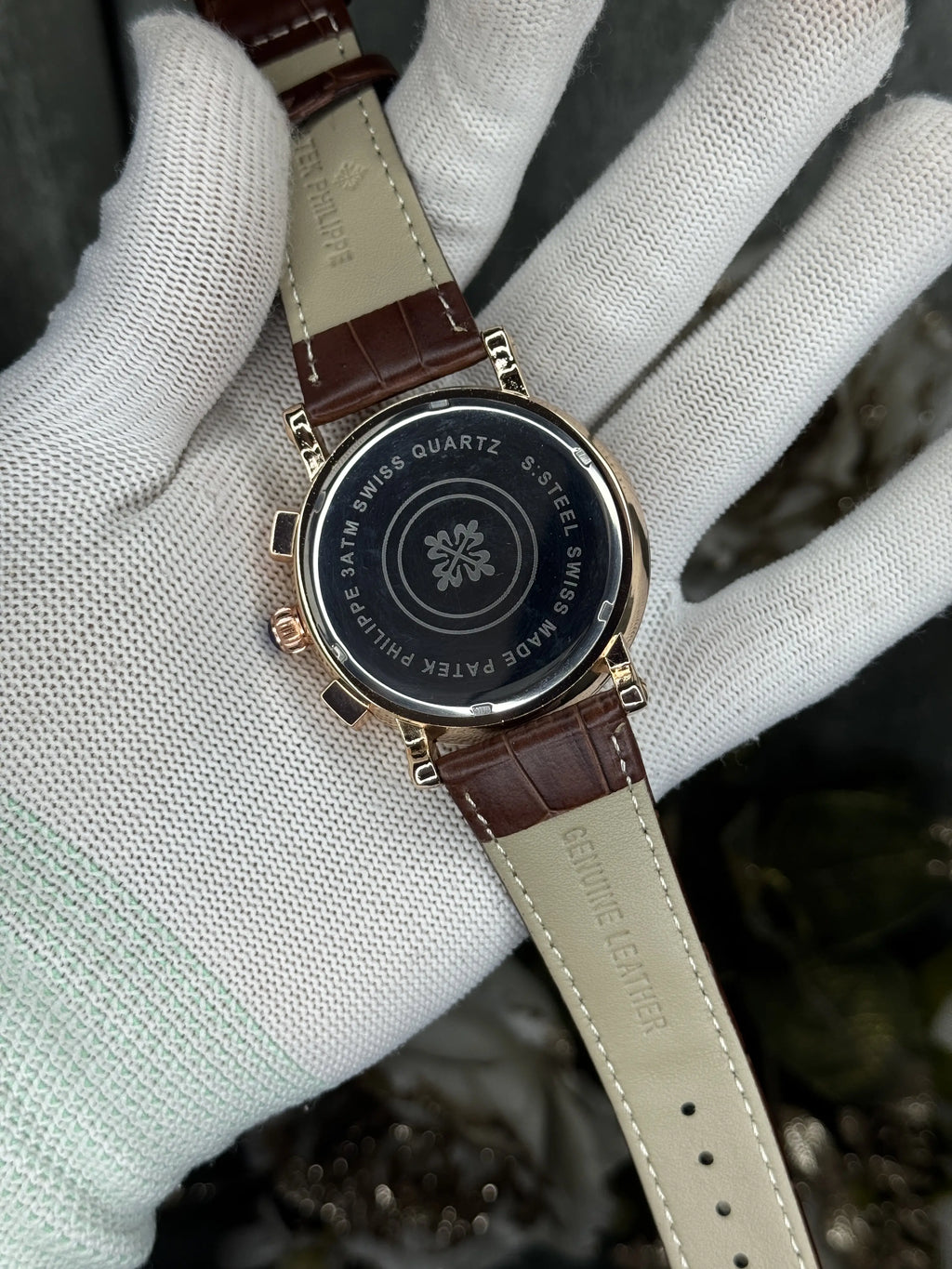 Patek Philippe Copper White Premium Chronograph Watch