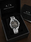 Armani Exchange (A|X) Skeleton Automatic japan