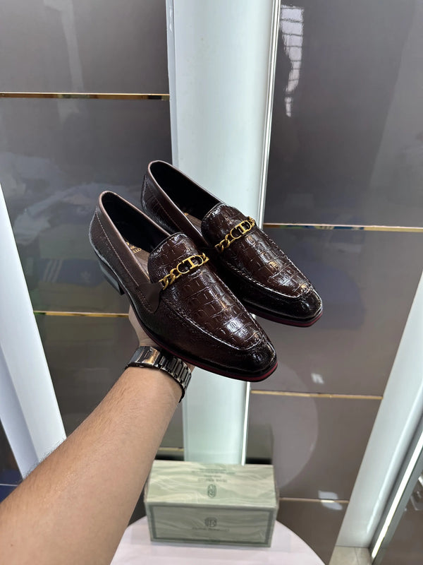 Frank_Romello Brown Premium Formal Loafers