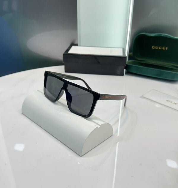 Gucc i Logo Stick Black Classic Premium Shades 2639