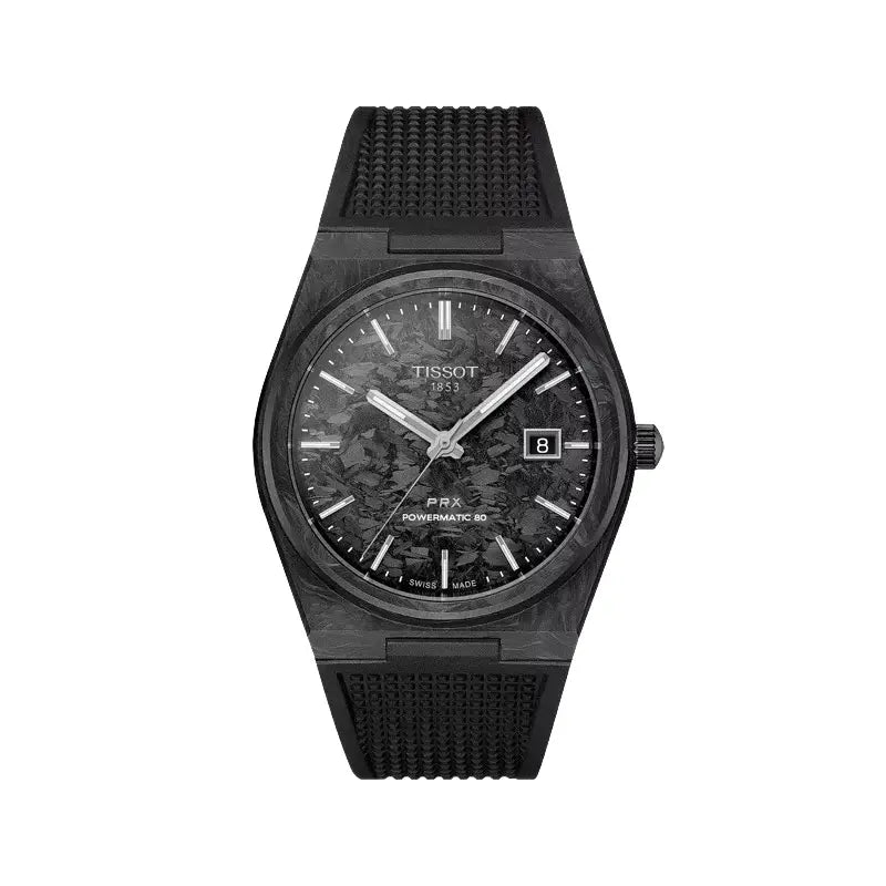 Tissot Prx PowerMatic 80 Carbon Black Main image