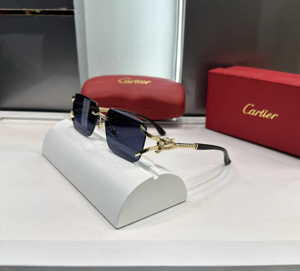 Cartie r Gold Black Jaguar Premium Shades 003