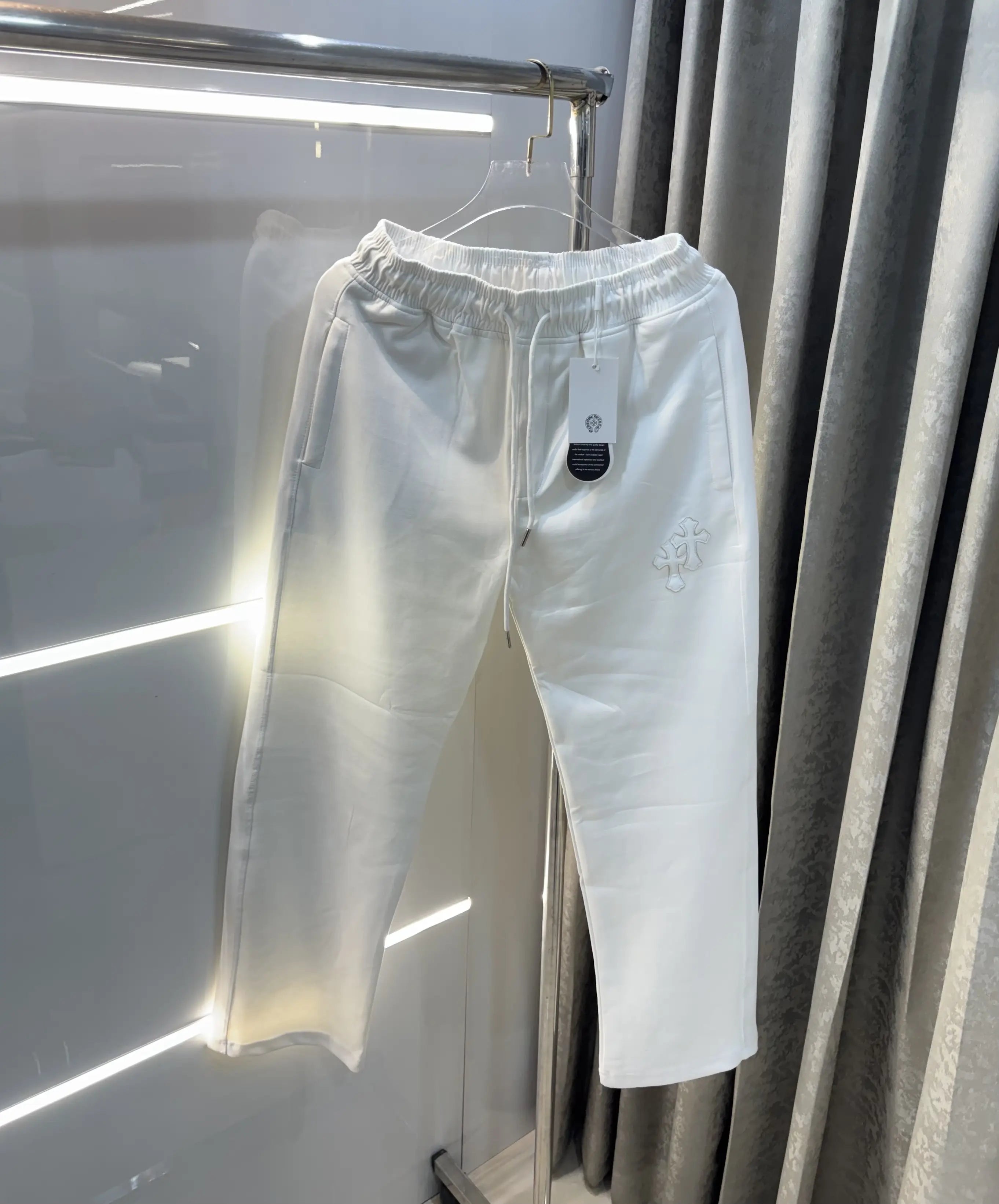 Chrome Hearts White Premium Trackpant