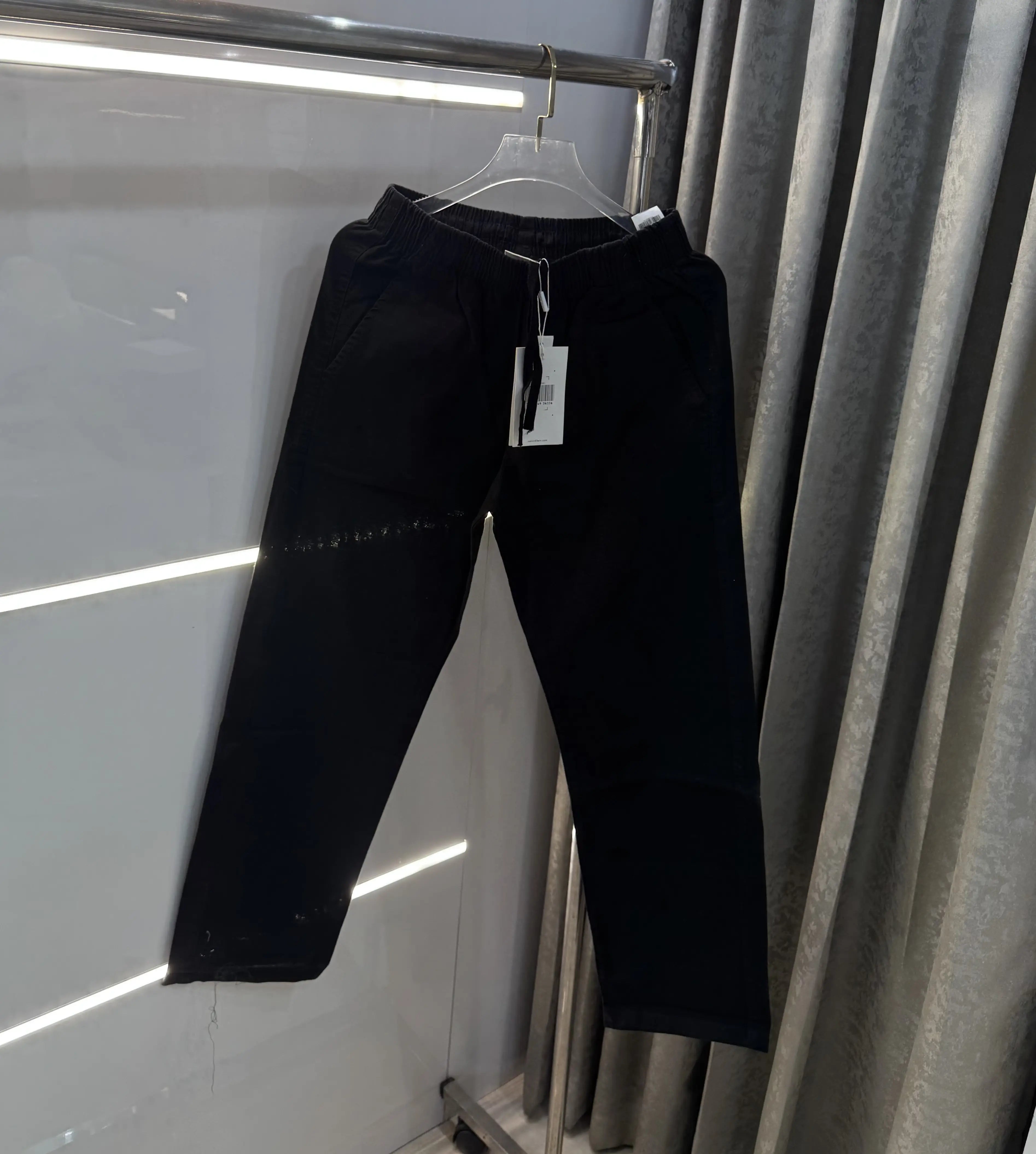 Calvin Klein Black Premium Linen Trouser Main image