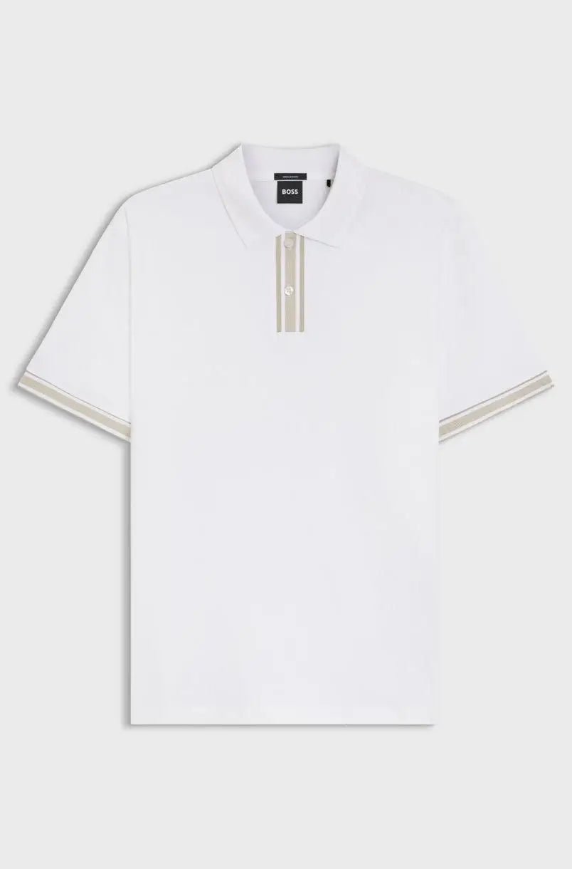 Hug o Bos s White Logo Work Premium Polo T-shirt Secondary image