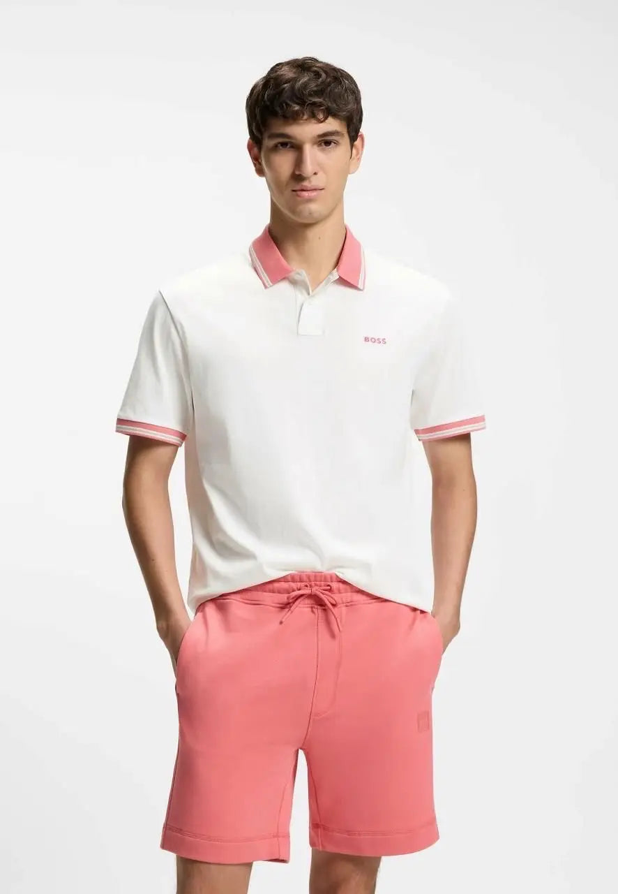 Hugo Boss Cream Logo Work Premium Polo T-shirt Main image