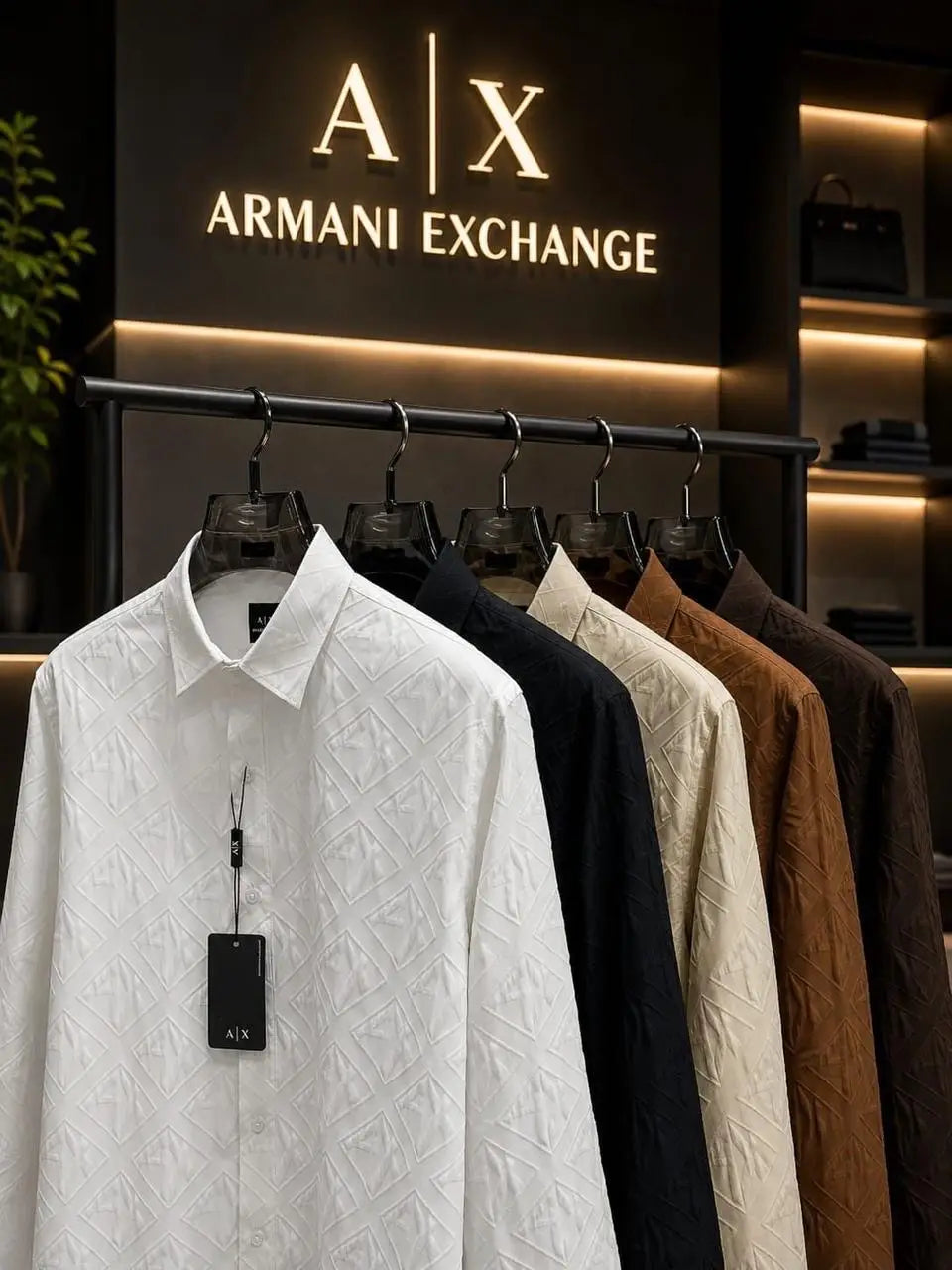 Arman i Exchange Black Luxury Shirt With Premium Box Packing Secondary image