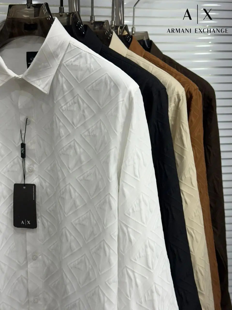 Arman i Exchange Black Luxury Shirt With Premium Box Packing