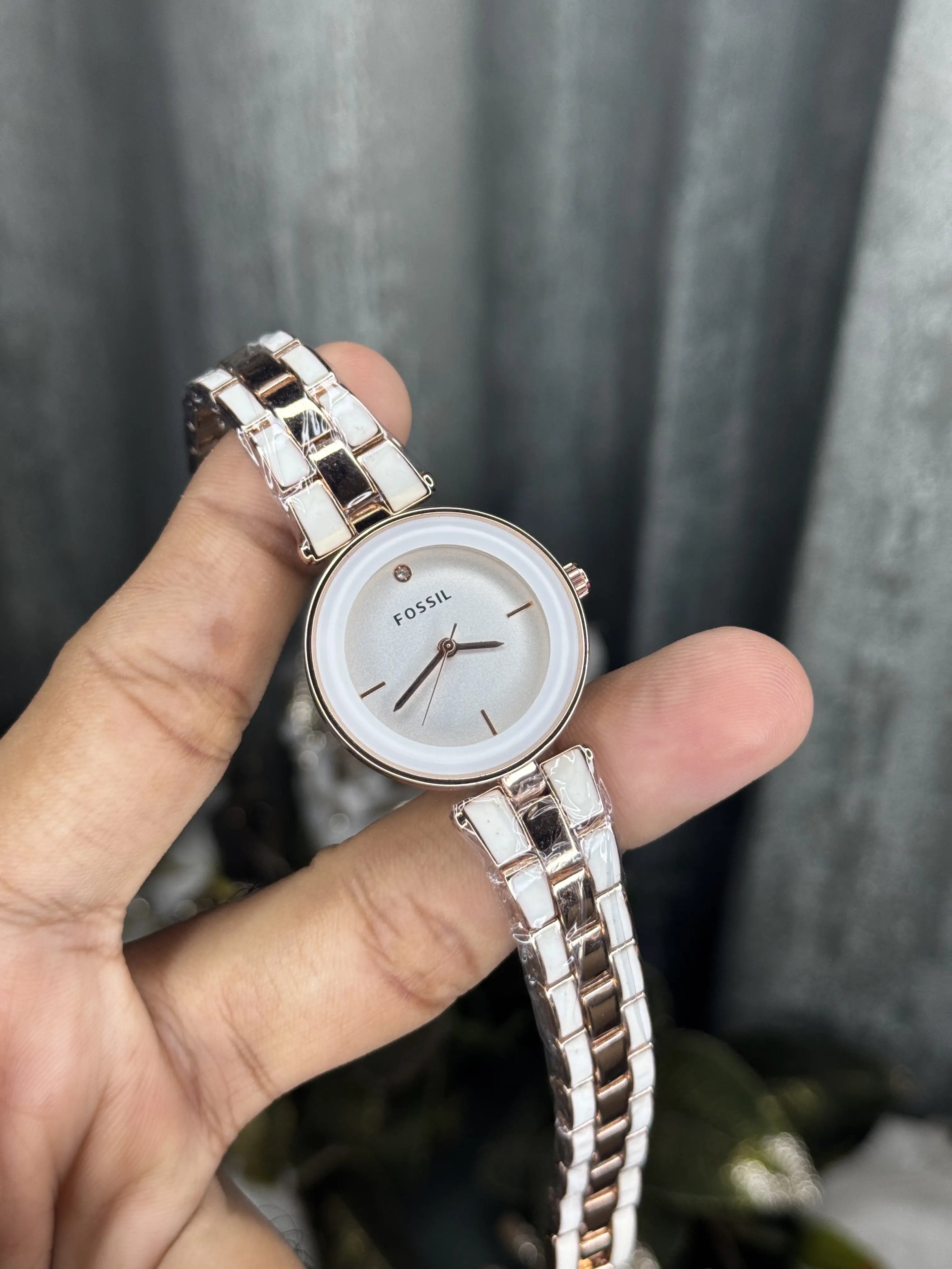 Fossi L Dual Tone White Premium Watch