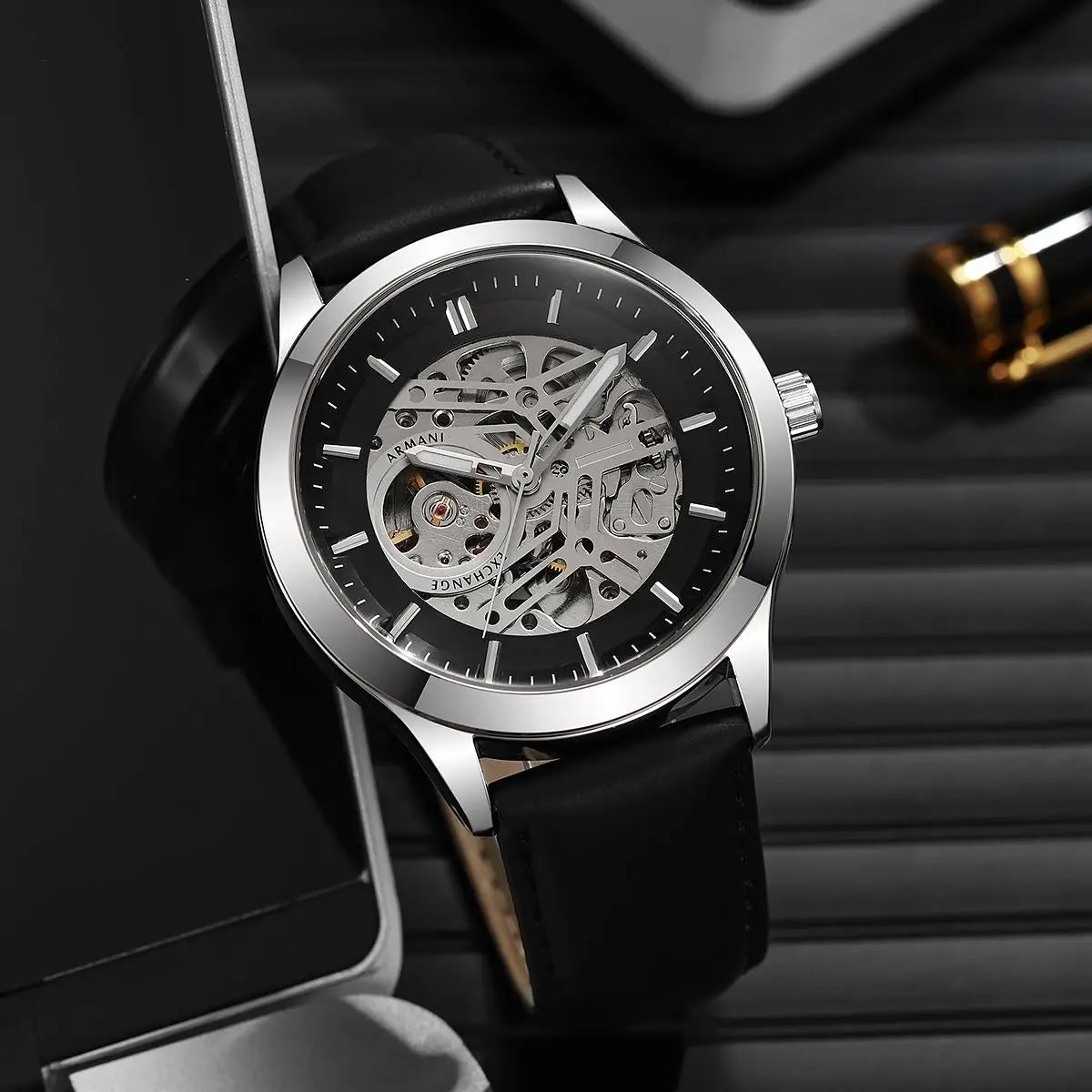 Armani Exchange (A|X) Leather Automatic japan Main image