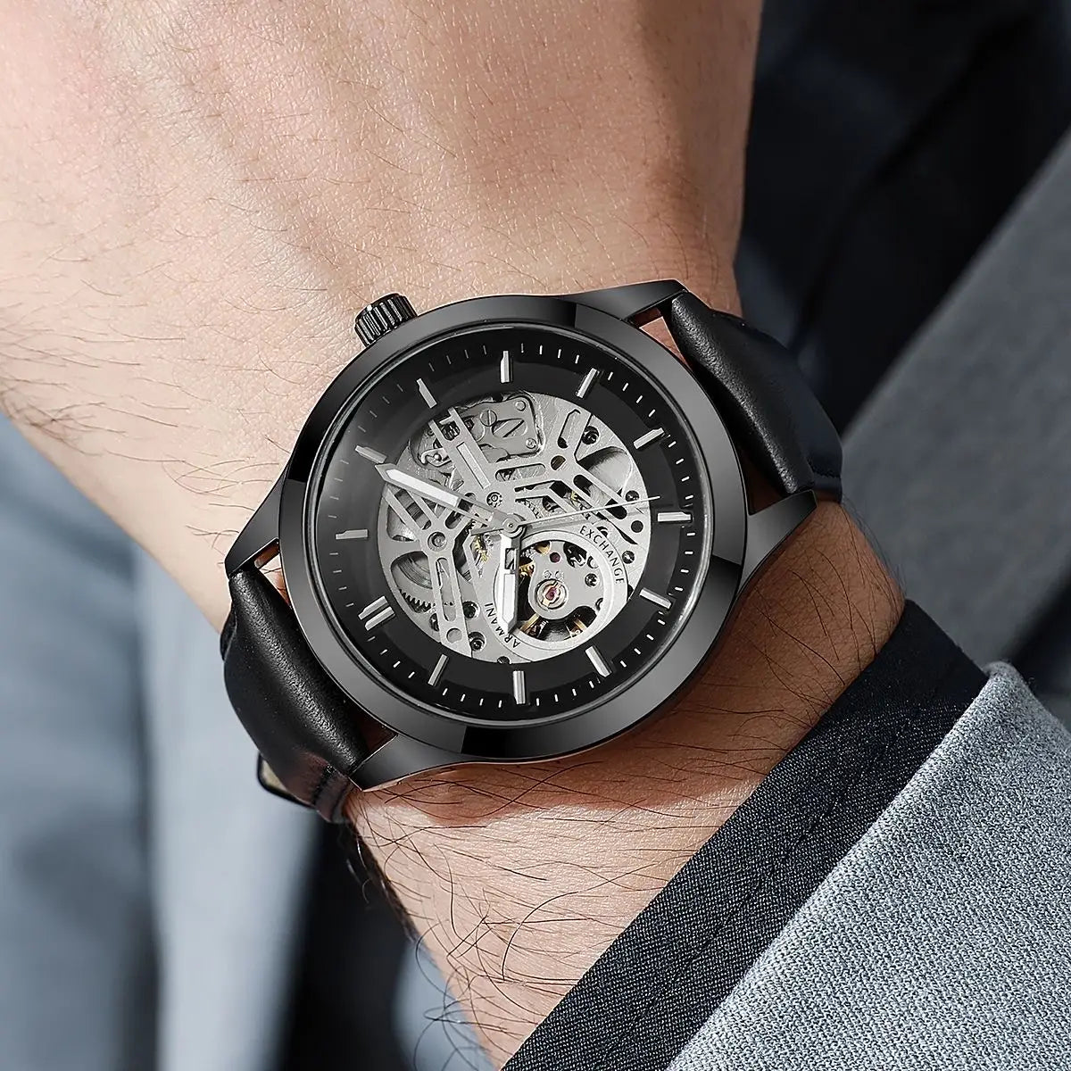Armani Exchange (A|X) Leather Automatic japan Main image