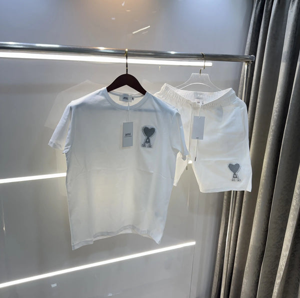 Ami Paris White Logo Work Imported cord set