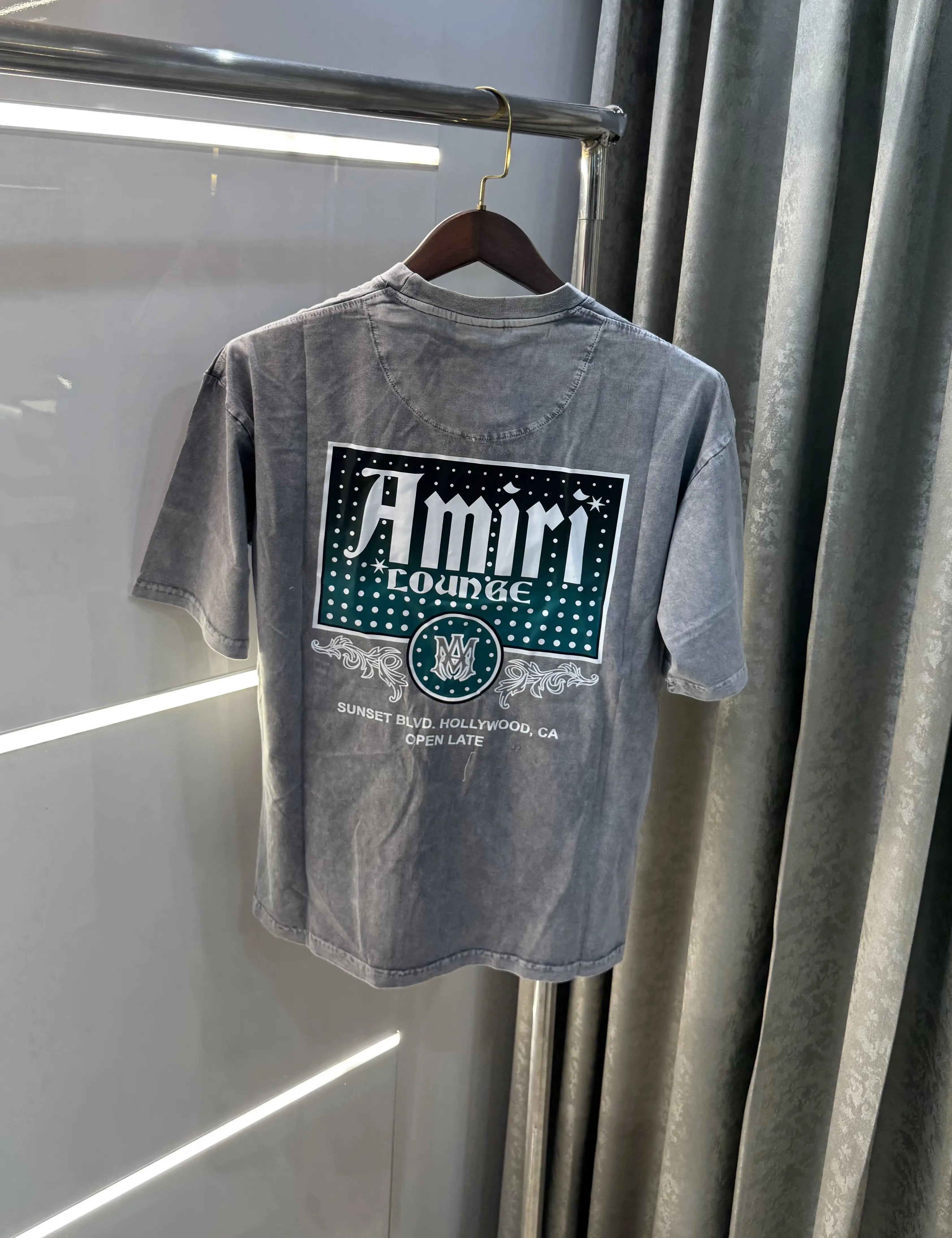 Amiri Light Grey Printed Premium T-shirt Main image