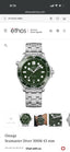 Omeg_a Seamaster Diver 300m auto green