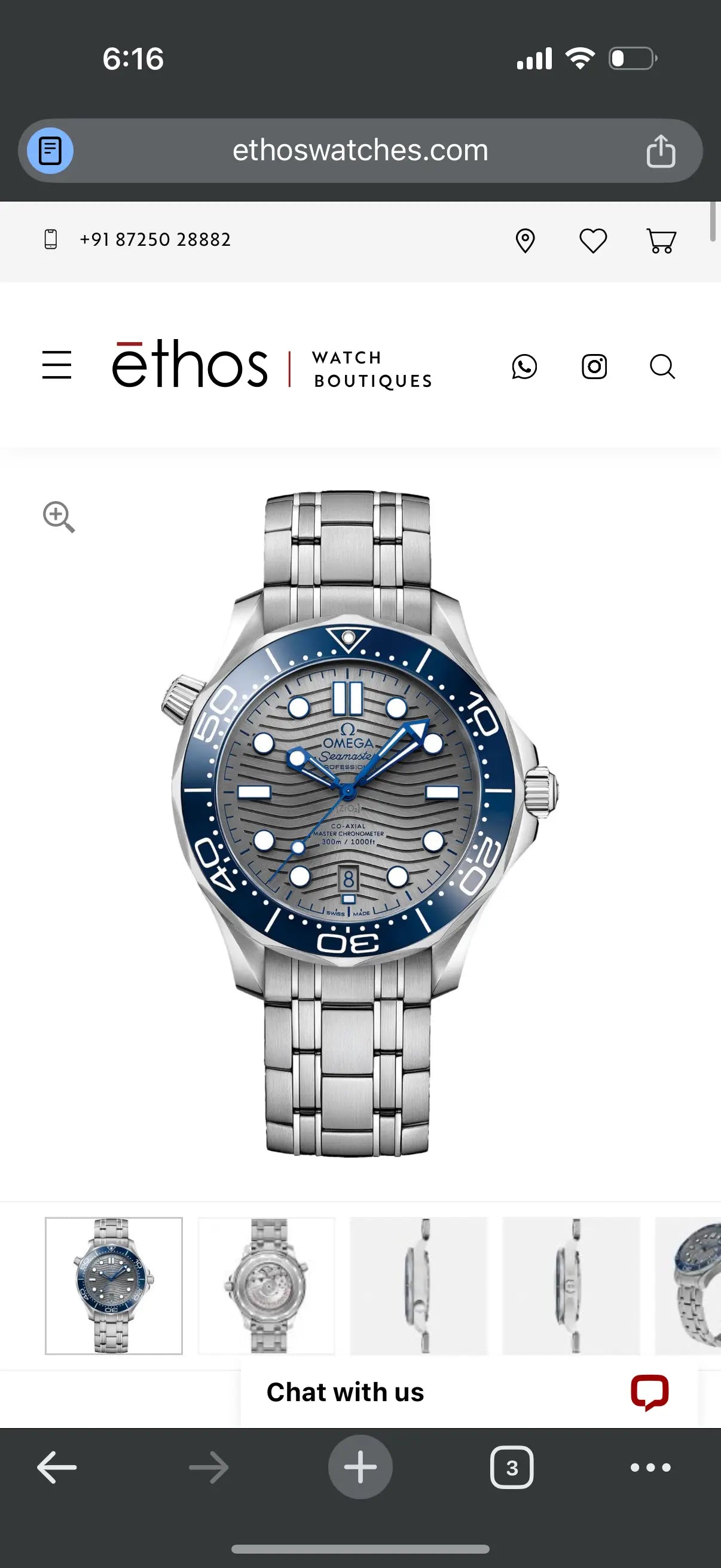 Omeg_a seamaster Diver 300m auto silver-grey