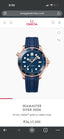 Omeg_a seamaster Diver 300m automatic Blue-Copper -Blue