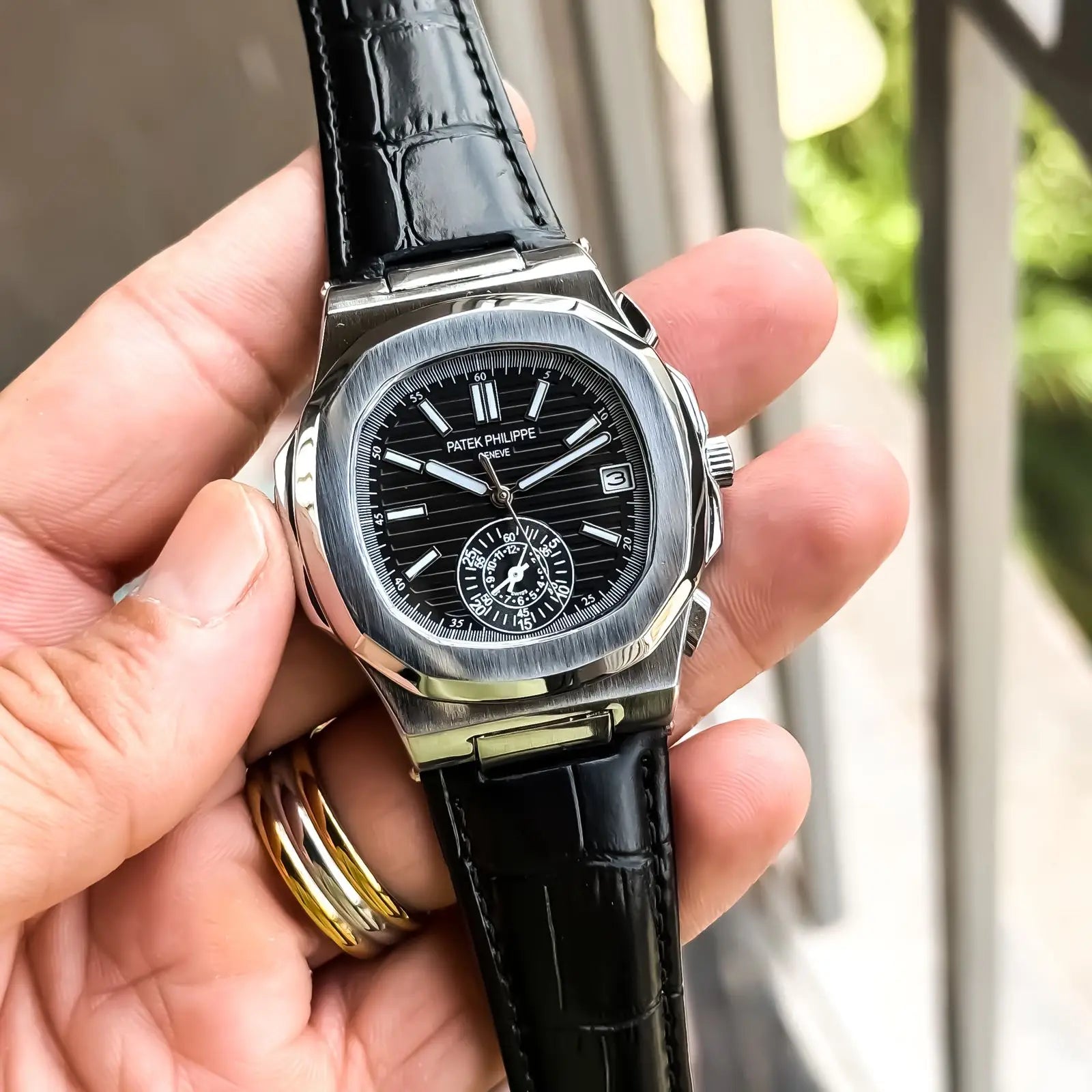 PATEK_CRONO_SILVER_BLACK
