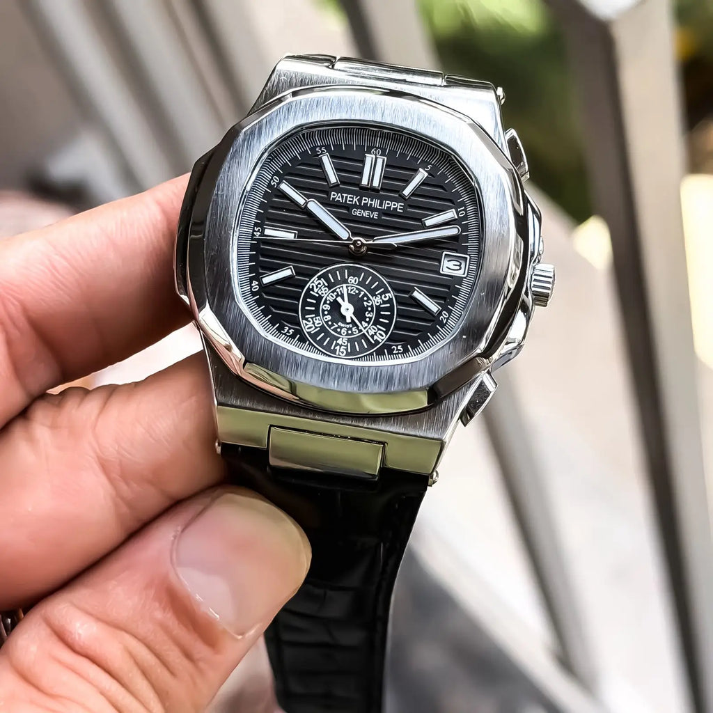 PATEK_CRONO_SILVER_BLACK
