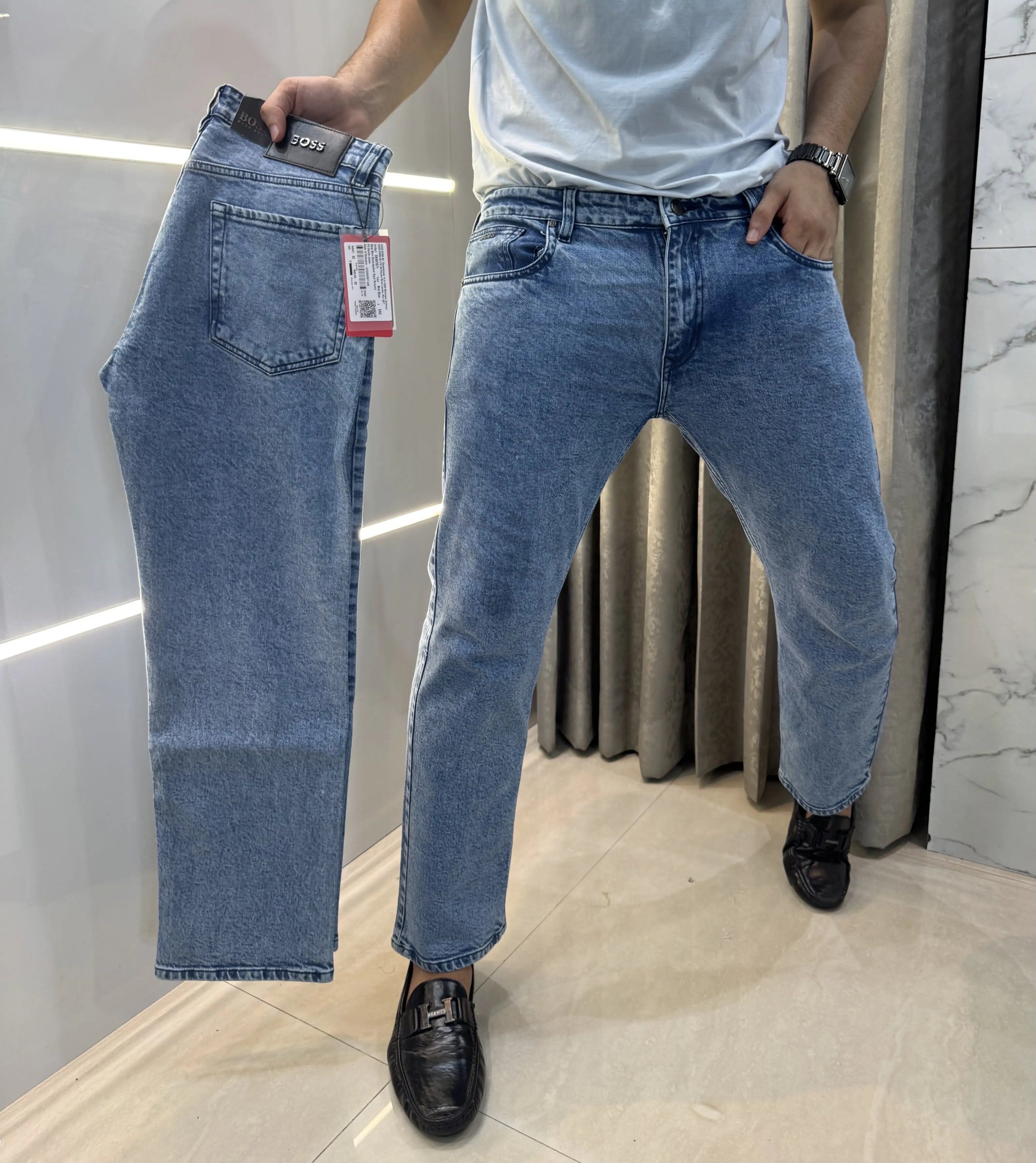 Hugo Boss Sky Blue Imported Classic Denim