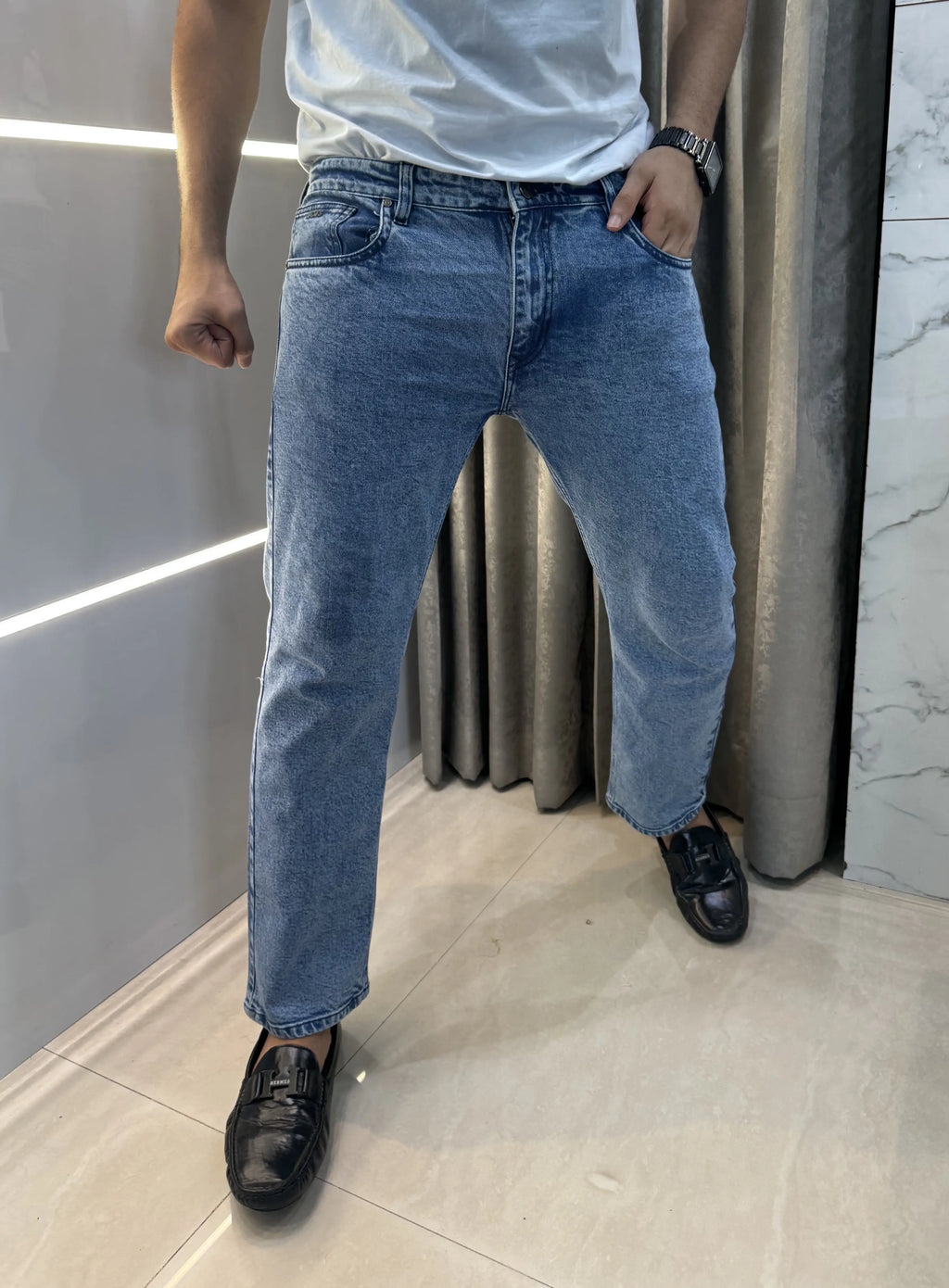 Hugo Boss Sky Blue Imported Classic Denim