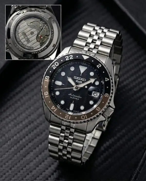 SEIKO 5 SPORTS GMT COPPER BLACK