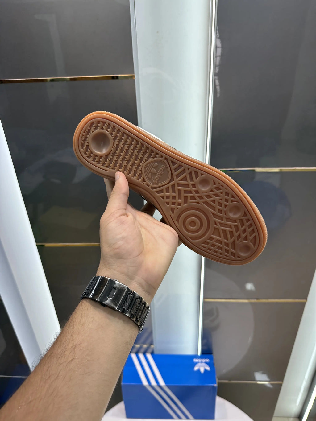 Adidas_Handball Spezial Off White Cardboard Gum Sneaker For Men