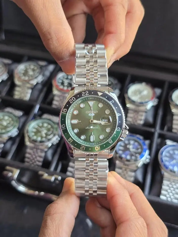 SEIKO 5 SPORTS GMT GREEN