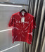 Celine Red Printed Imported Oversized T-shirt