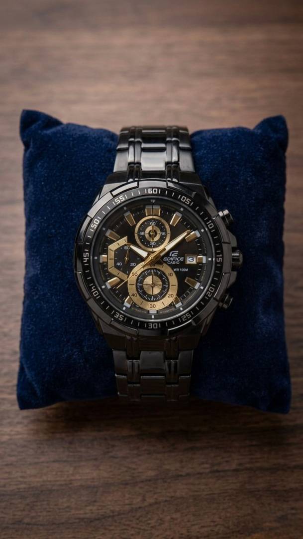 Casio Edifice 539 Black Gold 117
