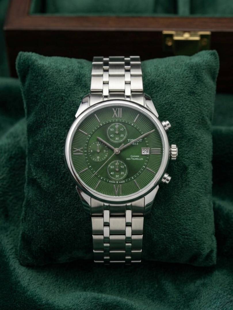Tisso_t 1853 Chemin Silver Green 205