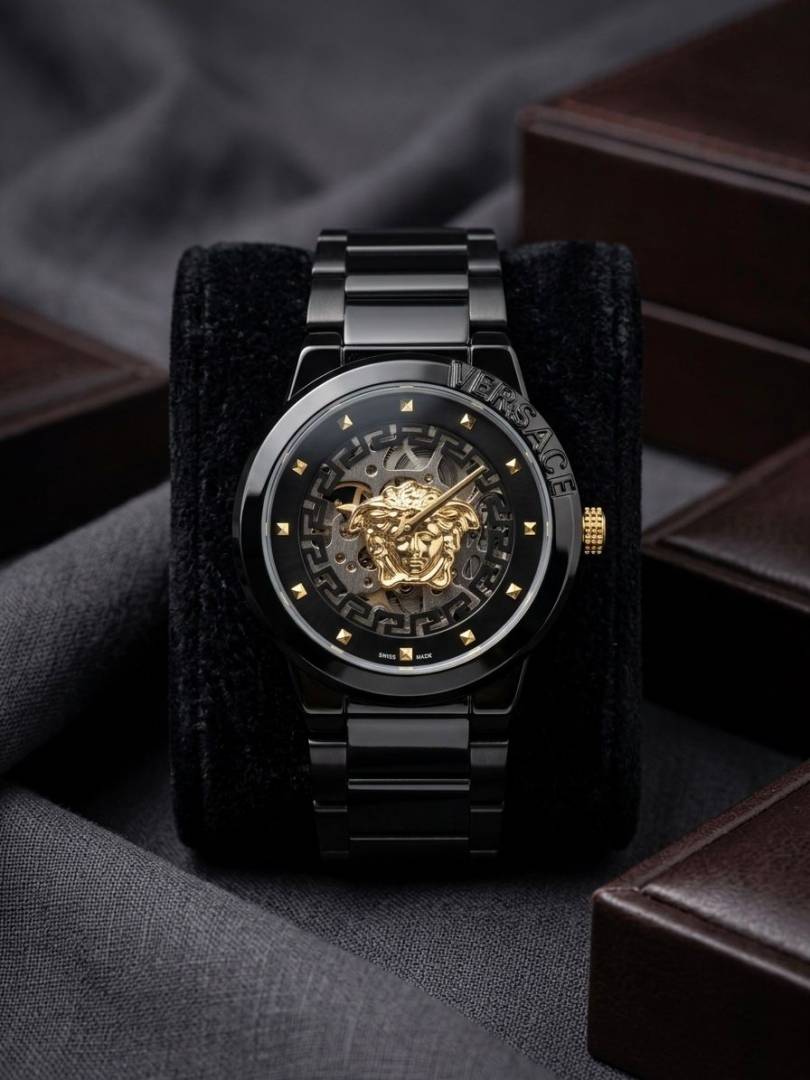 Versace Medusa Infinite Skeleton Automatic Full Black 210 Main image