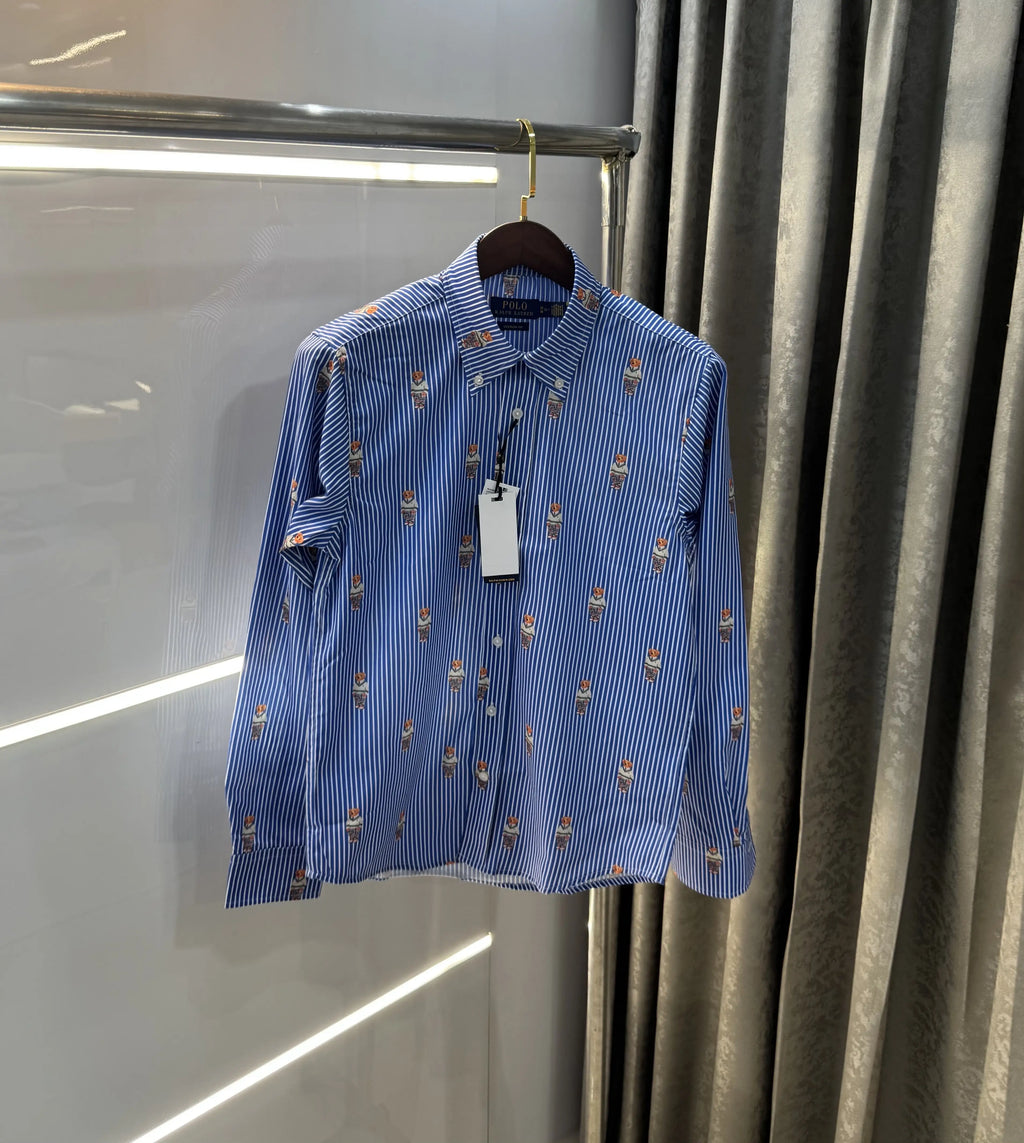 Ralph Lauren Dark Blue Teddy Premium Shirt