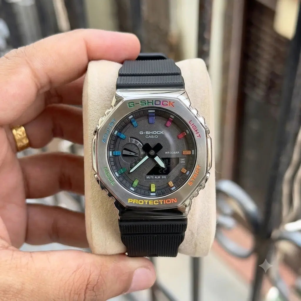 Gshock 2100 Rainbow Steel Main image